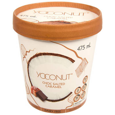 YOCONUT Dairy Free Frozen Dessert Choc Salted Caramel 475ml