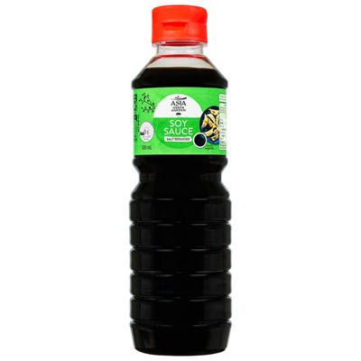 ASIA GREEN GARDEN Sauce Soy 500ml, Salt Reduced