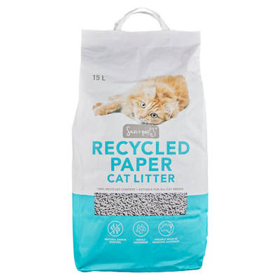 Recycled Paper Cat Litter 15L