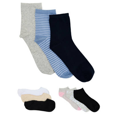 WEST BAY Adult's Socks 3 Pack