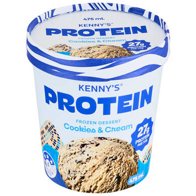 KENNY'S Cookies & Cream Protein Frozen Dessert 475ml
