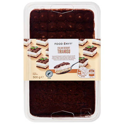 FOOD ENVY Tiramisu Dessert 500g