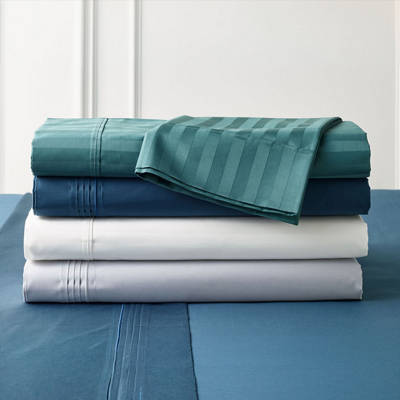 KIRKTON HOUSE Sheet Set Sateen Stripe 800TC King Bed