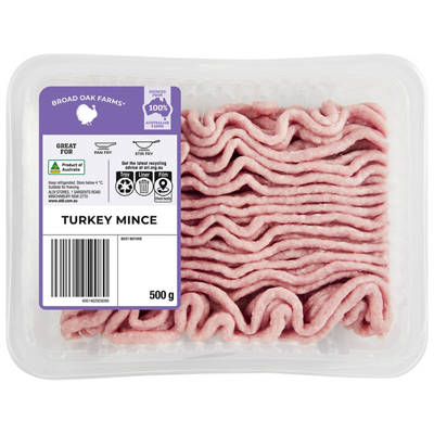 BROAD OAK FARMS Turkey Mince 500g