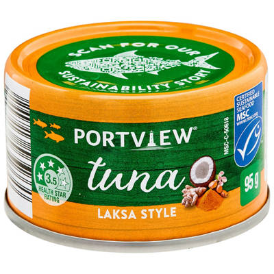 PORTVIEW Flavoured Tuna 95g - Laksa Style