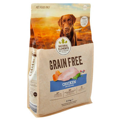 NATURAL ELEMENTS PET NUTRITION Grain Free Dry Dog Food 2.5kg