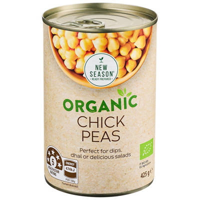NEW SEASON Organic Chick Peas 425g