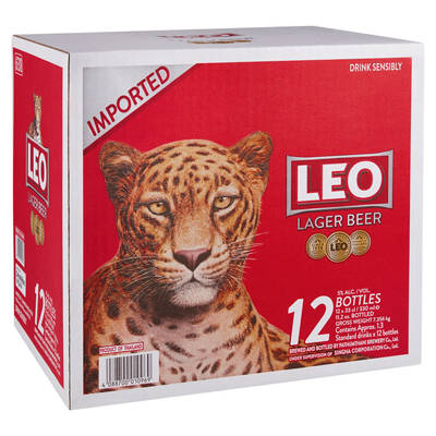 LEO LEO.BEER Lager Beer 12x330ml
