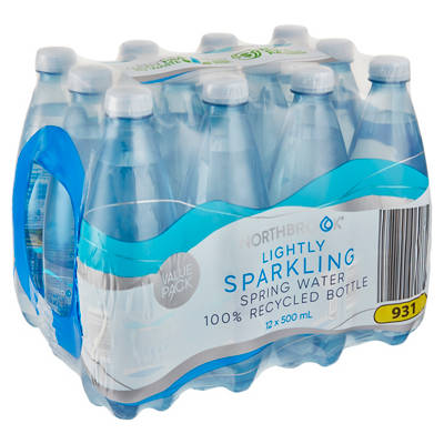 NORTHBROOK Lightly Sparkling Spring Water 12x500ml
