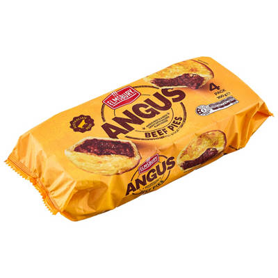 Angus Beef Pies 4 Pack 700g