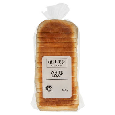 BILLIE'S BAKEHOUSE White Loaf 800g