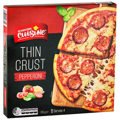 INTERNATIONAL CUISINE Pepperoni Pizza 310g