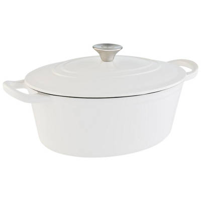 CROFTON 26cm Cast Iron Oval Roaster