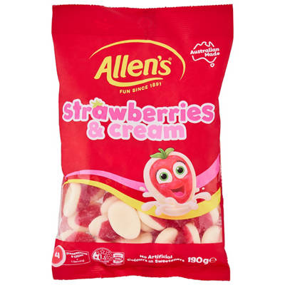 Strawberries & Cream 190g