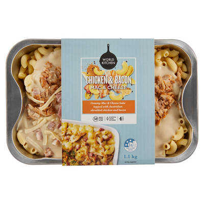WORLD KITCHEN Chicken & Bacon Macaroni Cheese 1.1kg