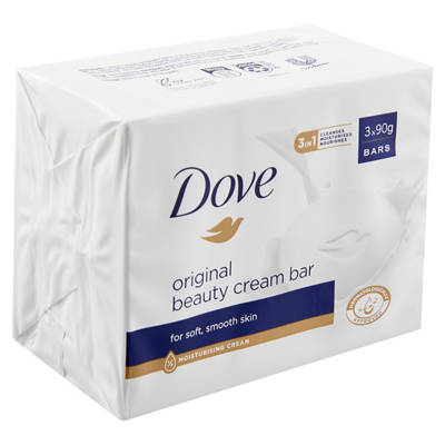 DOVE Beauty Cream Cleansing Bar 3 Pack 90g