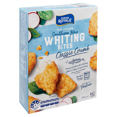 OCEAN ROYALE Southern Blue Whiting Bites 400g