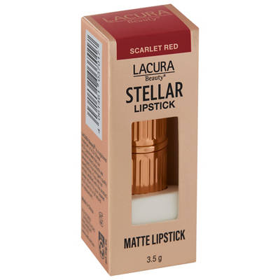 LACURA BEAUTY Stellar Lipstick Scarlet Red 3.5g