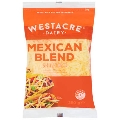 WESTACRE DAIRY Mexican Blend Shredded Cheese 250g