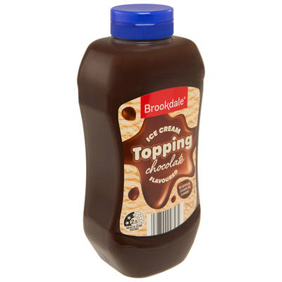 BROOKDALE Chocolate Ice Cream Topping 615g, 615g — Aldi