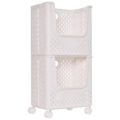 EASY HOME 2 Tier Storage Baskets