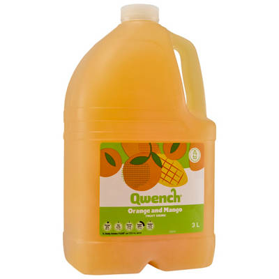 QWENCH Orange Mango Drink 3L