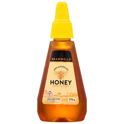 BRAMWELLS 100% Australian Honey Twist & Squeeze 375g