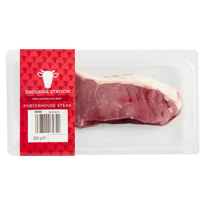 JINDURRA STATION Beef Porterhouse Steak 200g
