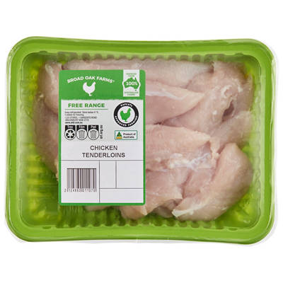 BROAD OAK FARMS Free Range Chicken Tenderloins