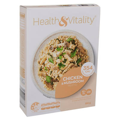 HEALTH & VITALITY Chicken & Mushroom Risotto 350g