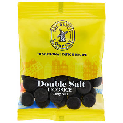 THE DUTCH CO. Double Salted Liquorice 100g