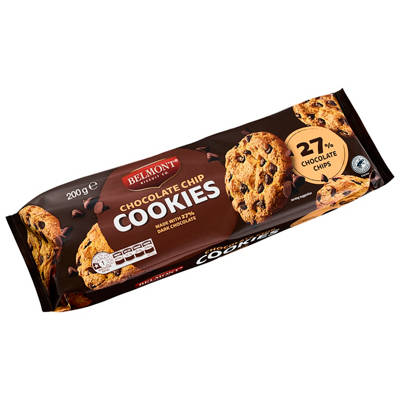 BELMONT BISCUIT CO. Chocolate Chip Cookies 200g