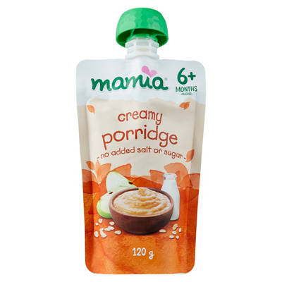 MAMIA Creamy Porridge 6+ Months Baby Food 120g