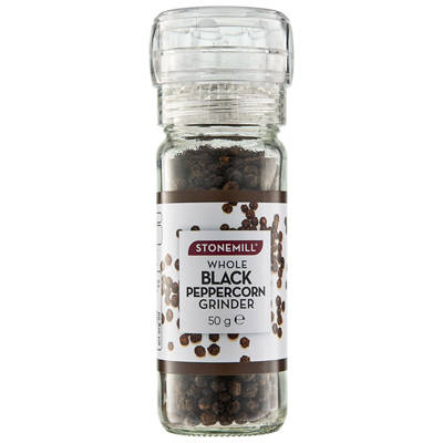 STONEMILL Black Peppercorn Grinder 50g