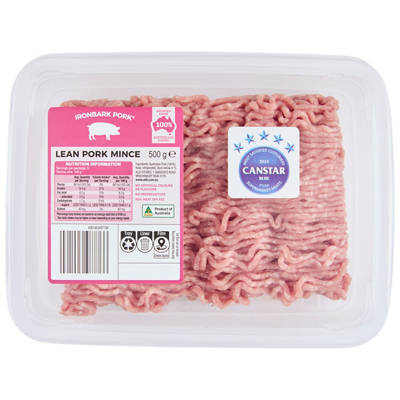 IRONBARK PORK Lean Pork Mince 500g