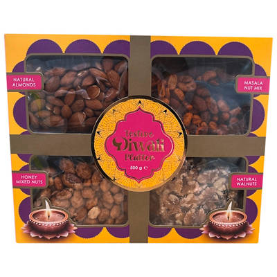 THE HAPPY NUT Diwali Nut Mix Gift Pack 500g