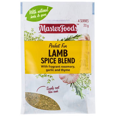 MASTERFOODS Lamb Spice Blend 20g