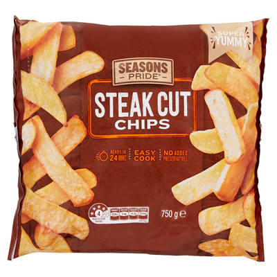 SEASONS PRIDE Steak Cut Chips 750g