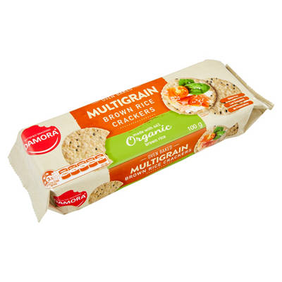 DAMORA Multigrain Brown Rice Crackers 100g