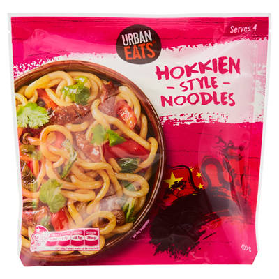 URBAN EATS Wok Ready Hokkien Style Noodles 400g