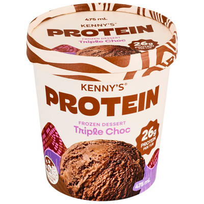 KENNY'S Triple Choc Protein Frozen Dessert 475ml
