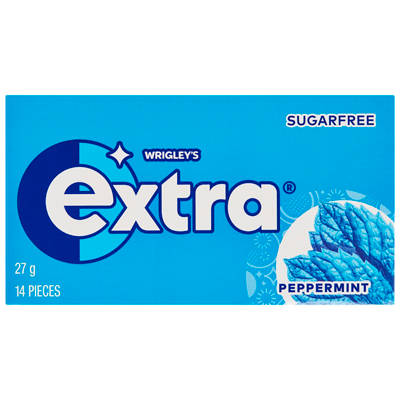 WRIGLEY'S Peppermint Sugar Free Gum 27g