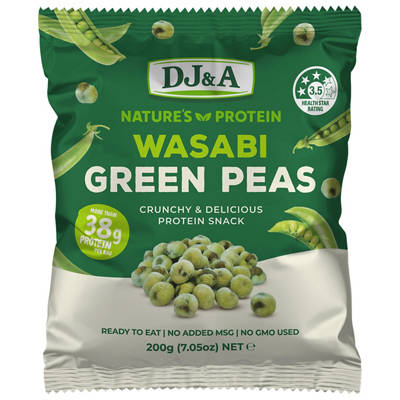 DJ&A Wasabi Pea Snacks 200g