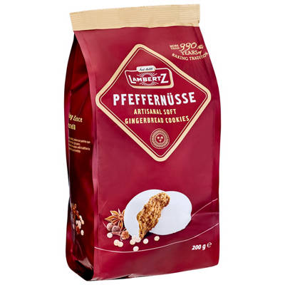 LAMBERTZ Pfeffernusse Soft Gingerbread Cookies 200g