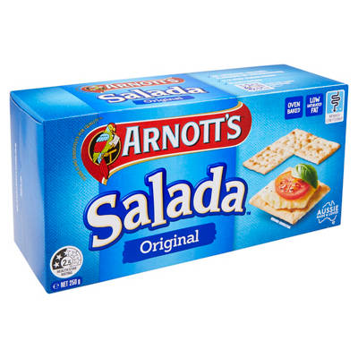 ARNOTT'S Salada Original Crispbread 250g
