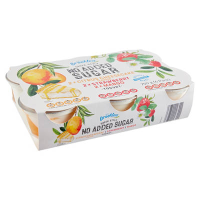 Greek Style No Added Sugar 6 Pack 750g