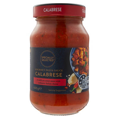 SPECIALLY SELECTED Calabrese Gourmet Pasta Sauce 400g