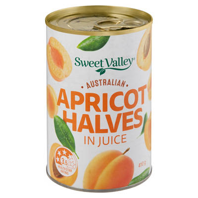 Australian Apricot Halves in Juice 410g