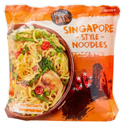 URBAN EATS Wok Ready Singapore Style Noodles 400g