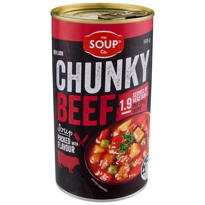 THE SOUP CO. Chunky Beef Soup 505g